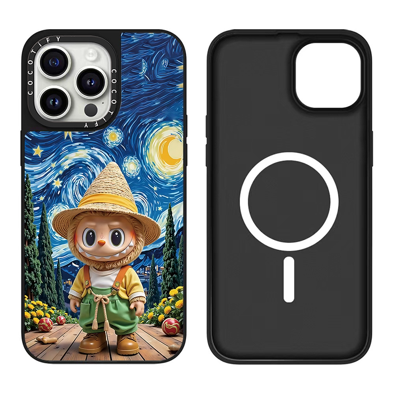 Cartoon Bunny “Starry Night” 24 iPhone Case