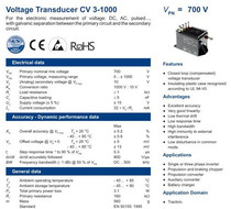 LEM LEM CV3-1000 Current Sensor New Original Spot Welcome to Consult Series Products