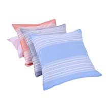 Pure cotton old coarse cloth pillowcase pillow jacket without core simple multi-color home sofa pillow case Joker zipper