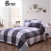 Fujia old coarse cloth sheets cotton single sheets cotton double sheets thick student cotton sheets