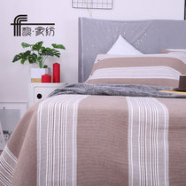 Pure cotton old coarse cloth mat sheets three-piece set thickened new summer air conditioning soft mat 1 5 1 8m double bed