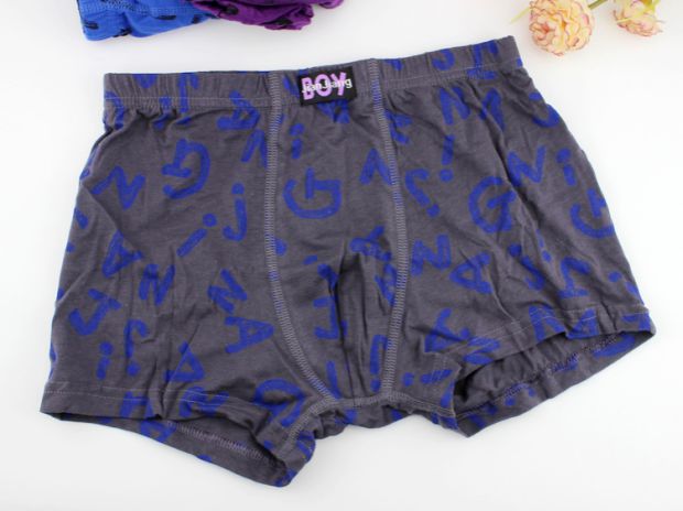 Jiantong nam lớn trẻ em đồ lót cotton boxer quần short cậu bé học sinh trung học cơ sở eo giữa bốn góc hộp quà quần lót lưng cao