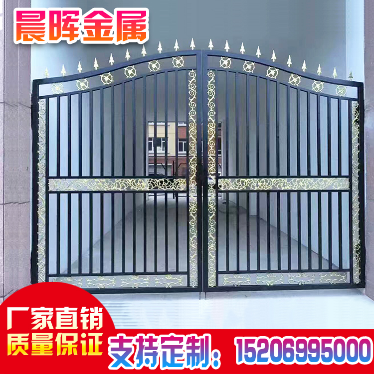 Usd 47 43 Wrought Iron Gate Rustic Patio Door Villa Front