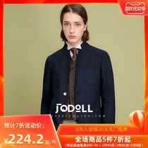 JODOLL Jodon business casual suit mens self-cultivation single Western youth tunic suit stand-up collar small suit jacket men