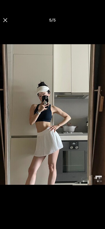 Direct Shipping Lululemon Repleat Hr Tennis Pleated High-Waisted Skirt Tennis Skirt with Embroidered Logo