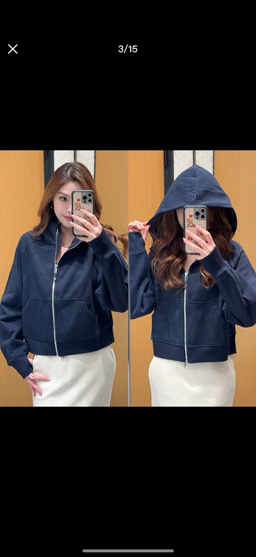 Canadian Direct Mail Lululemon Scuba Oversized Full-Zip Loose-Fit Sweatshirt for Women