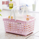 hộp nhựa 1kg Treo tường không thấm nước nhỏ cửa hàng bách hóa rửa giỏ tắm xách tay giỏ lưu trữ tạo tác khăn giỏ phòng tắm món ăn khô - Trang chủ hộp nhựa chia ngăn
