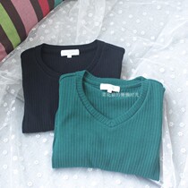 Export Daily single Autumn long sleeve breastfeeding coat V collar stretch sweater feeding milk coat postpartum feeding pregnant womens coat