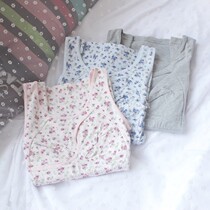 Exit day single pure cotton lactation vest postpartum full cotton elastic to feed the bottom harnesses vest