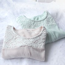 Factory Clear Goods Day Single Knit Splicing Lace Pregnant Woman Breastfeeding Blouses OL Postnatal Out To Feed The Milk Clot