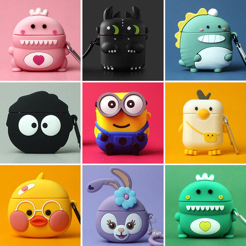 Suitable for Xiaomi air2s bluetooth true wireless earphone protective cover second generation air 2s charging box silicone soft shell 2 ultra-thin cartoon cute anti-fall protective shell creative men and women pro anti-fall cover