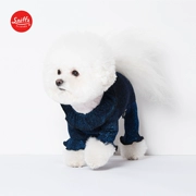 2018 thu đông mới quần áo thú cưng tay áo lá sen flash jumpsuit quần áo chó Sniff | Hàn Quốc đích thực - Quần áo & phụ kiện thú cưng