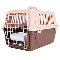 Pet flight box cat outing box portable car-mounted cat cage dog cage small dog checked cat bag cat supplies