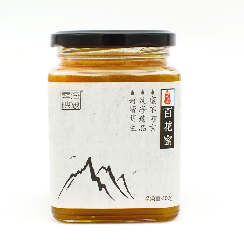 神农架野生土蜂蜜纯正天然农家自产百花蜜崖蜜原蜜深山正品无添加