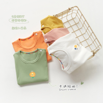 Baby T-Shirt Short Sleeve Summer Pure Cotton Boy Compassionate Half Sleeve Thin Child Baby Girls Blouse Child Summer Clothing