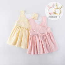 Female Baby Summer Dress Baby Princess Dress 1 Woman 3 Year Old Children Skirt Harnesses Summer Pure Cotton Boy Dress Girl Dress Girl Dress