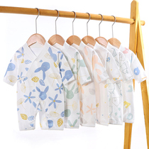 Newborn baby clothes Spring and Autumn Winter cotton thin Full Moon Ha clothes monk 0 autumn 6 month 3 baby jumpsuit