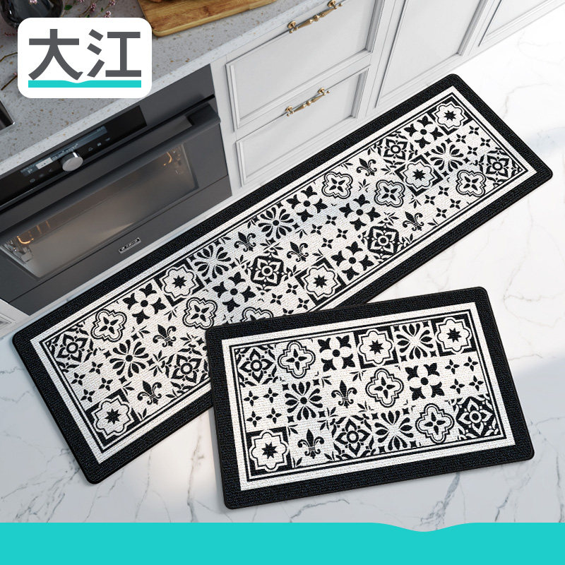 Dajiang floor mats, hotel kitchen special thickened high-grade floor mats, non-slip, waterproof, wipeable, washable, moisture-proof long carpets