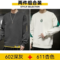 602 Deep Grey +611 Abricot Color