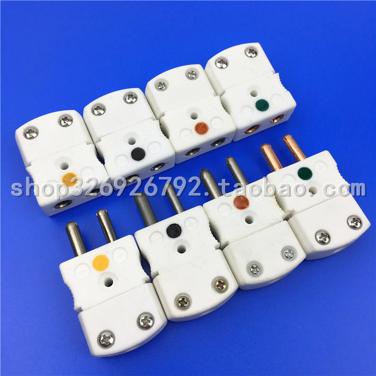 High temperature resistant ceramic K-type thermocouple quick connector CNHX-K J N RS B-M F male plug female socket