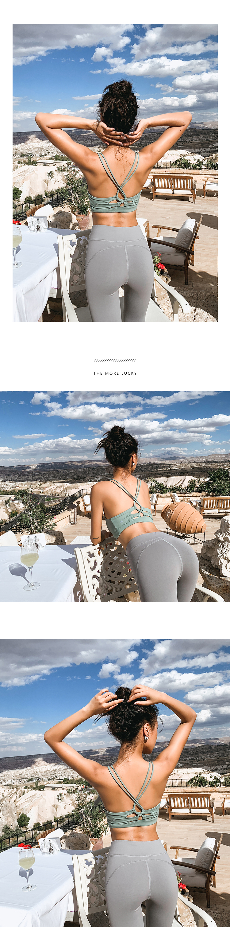Runaway Loli Mùa thu và mùa đông vẻ đẹp trở lại đồ lót thể thao nữ tập thể dục yoga chống sốc mà không có áo ngực thép áo ngực bra tập gym