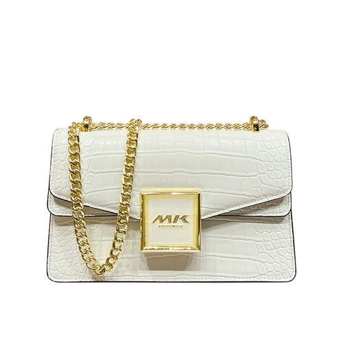 Цепь, сумка через плечо, демисезонная сумка на одно плечо, Гонконг, из натуральной кожи, премиум класс