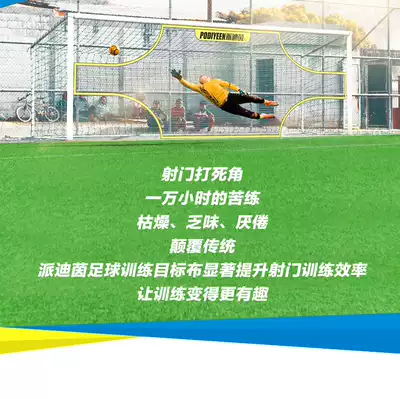 Pi Di Yin football goal cloth rebound net football shooting training network accurate shooting cloth football training equipment