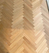 White Oak Wood Herringwood Parquet Log Wind Pure Solid Wood Renovated Floor Workword Minimalist Indoor Home Installed No Formaldehyde Environmental Protection