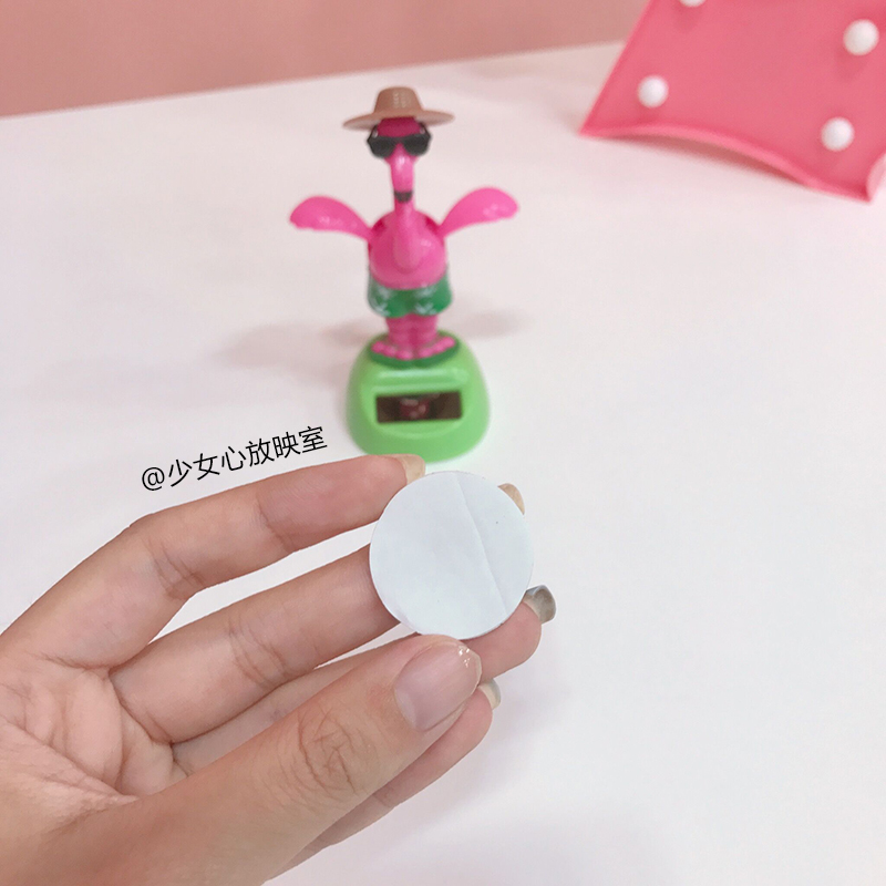 Cô gái phòng chiếu trái tim trong phòng trang trí năng lượng mặt trời Flamingo Thợ mộc cánh di chuyển hình ảnh đạo cụ - Trang trí nội thất decor phòng ngủ nhỏ