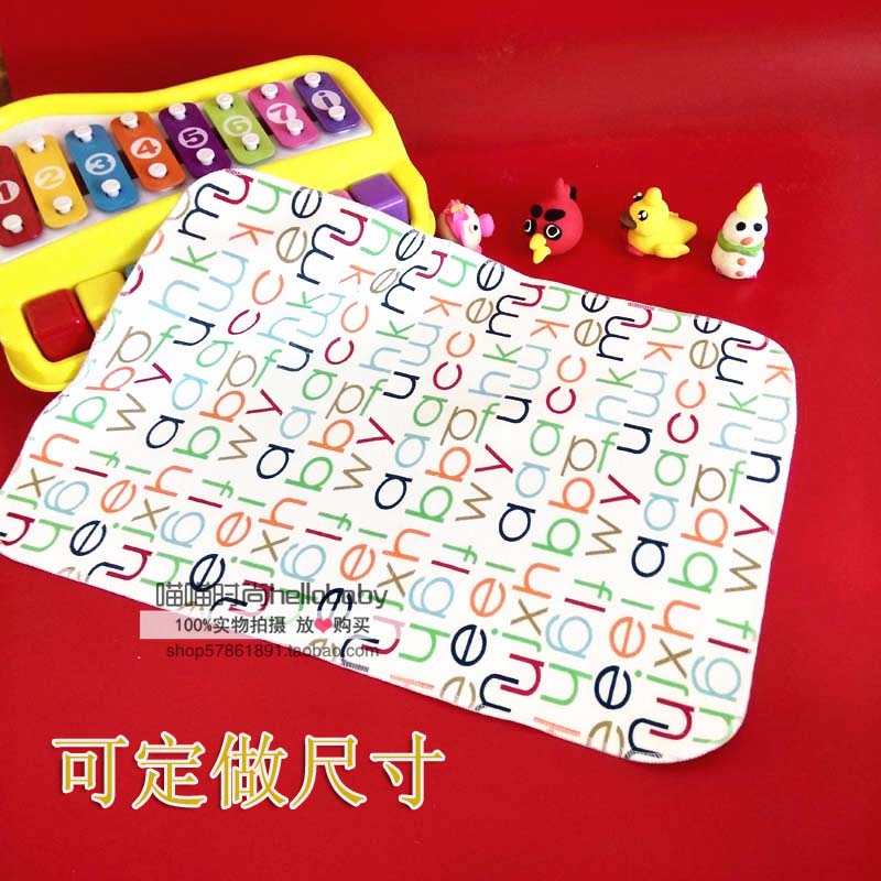 Baby urine pad baby cotton double-sided waterproof bamboo fiber urine pad adult menstrual pad can be customized size