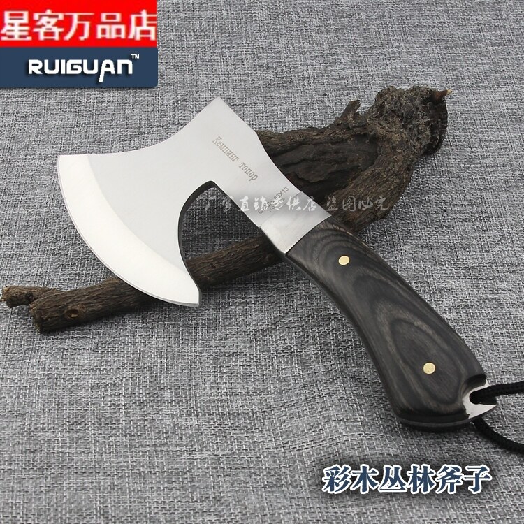 Outdoor axes Tomahawk Tomahawk Tomahawk tree chopping wood chopping wood convenient and small ultra-sharp and small hand axe knives