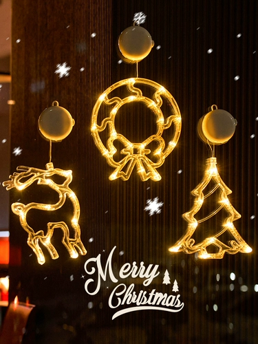 Рождественские украшения красочные световые гирлянды Светодиодные декоративные фонари Рождественские украшения подвески атмосфера подвески для расположения сцен