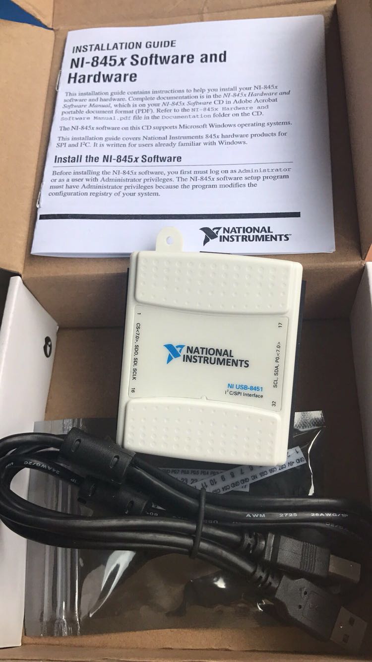 New NI USB-8451 779553-01 to be invoiced for the first time