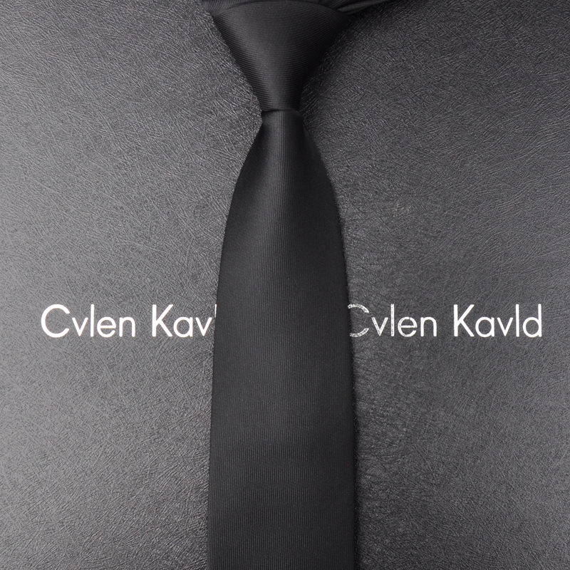 [Pure Black Style] Business Formal Tie for Men, Dark Retro Professional Wedding Student Versatile Fashion Gift Box Set