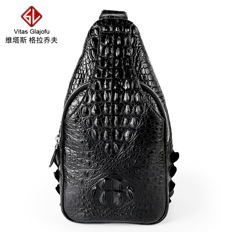 Vitas Glajofu/Vitas Glazhov Crocodile Leather Men's Bag Chest Bag Crossbody Bag Shoulder Bag Sports Bag Vitas Glajofu/Vitas Glazhov Crocodile Leather Men's Bag Chest Bag Crossbody Bag Shoulder Bag Sports Bag