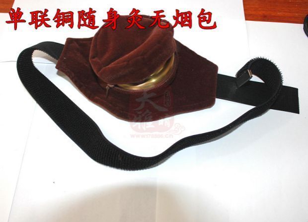 三联全铜纯铜无烟随身灸艾灸仪器具艾条艾柱防烫温灸器艾灸罐