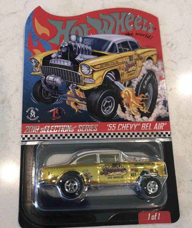 Hot Wheels Rlc 55Gasser 2019 Rlc Selections Straight-Line Acceleration 19-Year Selection Car