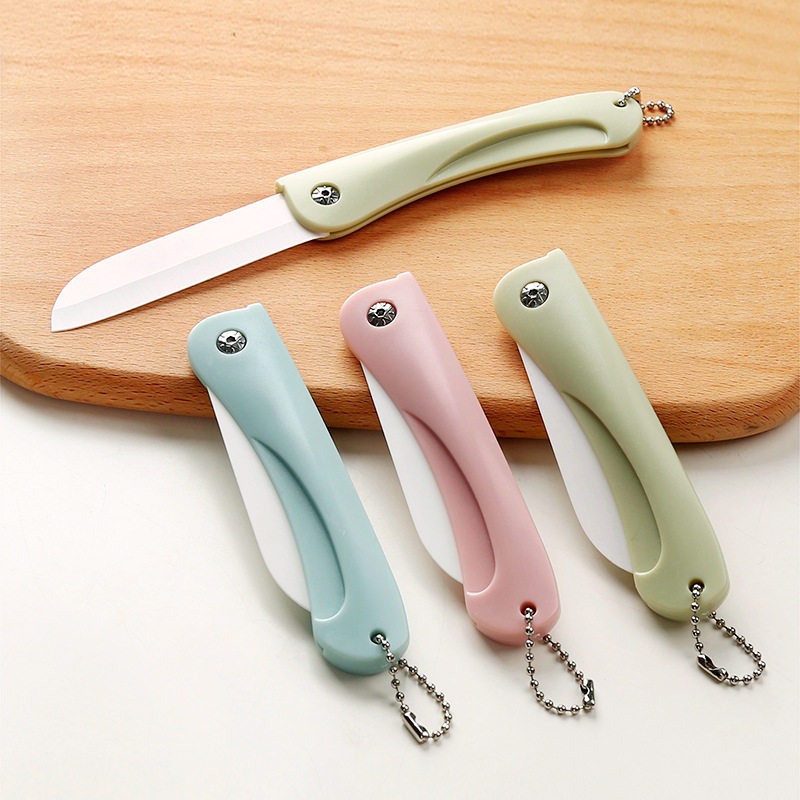 Home Folding Ceramic Water Fruit Knife Multifunction Kitchen With Scrapper Knife Peeler Small Knife Skinning Knife Folding Knife knife