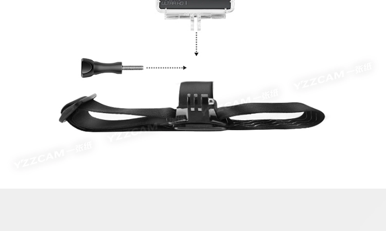 Camera hành động Camera hành động SJCAM Phụ kiện Xiaomi Xiaoyi GoPro Thắt lưng Băng đô Mũ cố định Đai cố định Mũ chống trượt - Phụ kiện VideoCam