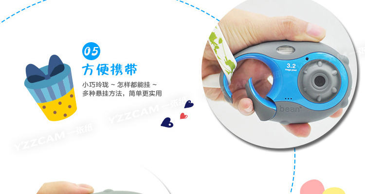 Máy ảnh kỹ thuật số cho trẻ em Máy ảnh thể thao SLR HD dễ thương hoạt hình mini đồ chơi trẻ em chống rơi - Máy quay video kỹ thuật số máy quay phim cầm tay
