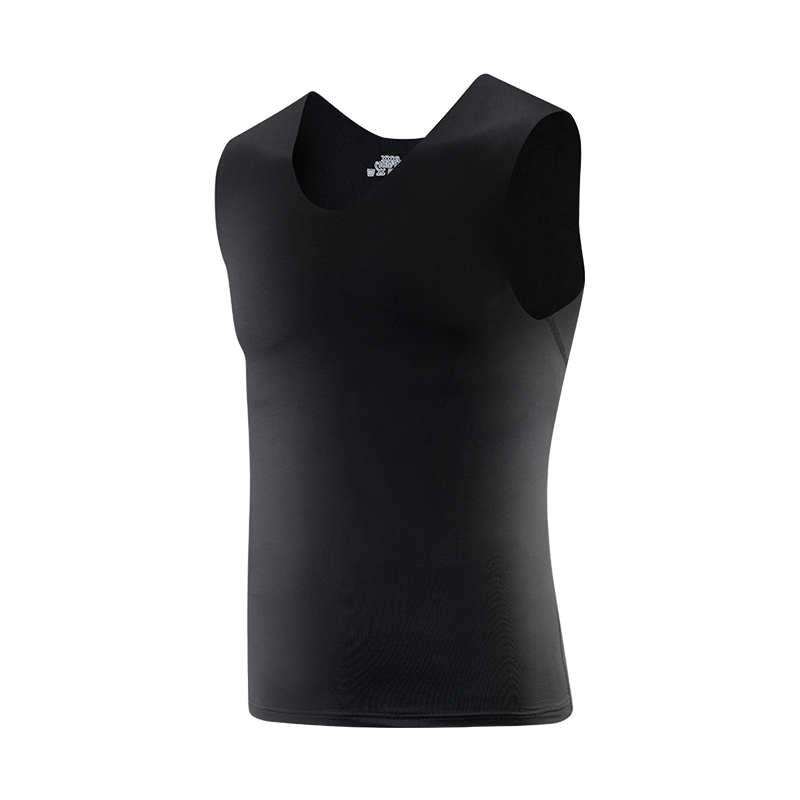 冰丝无痕背心健身运动透气男打底衫