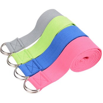 Non-elastic yoga strap to correct hunchback and stretch aid