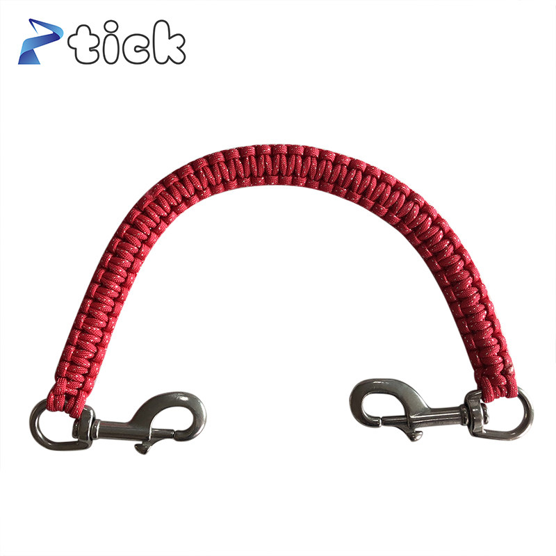 tickdrop answer diving camera bracket Tirope 7 hearts umbrella rope fit 316 stainless steel double head hook