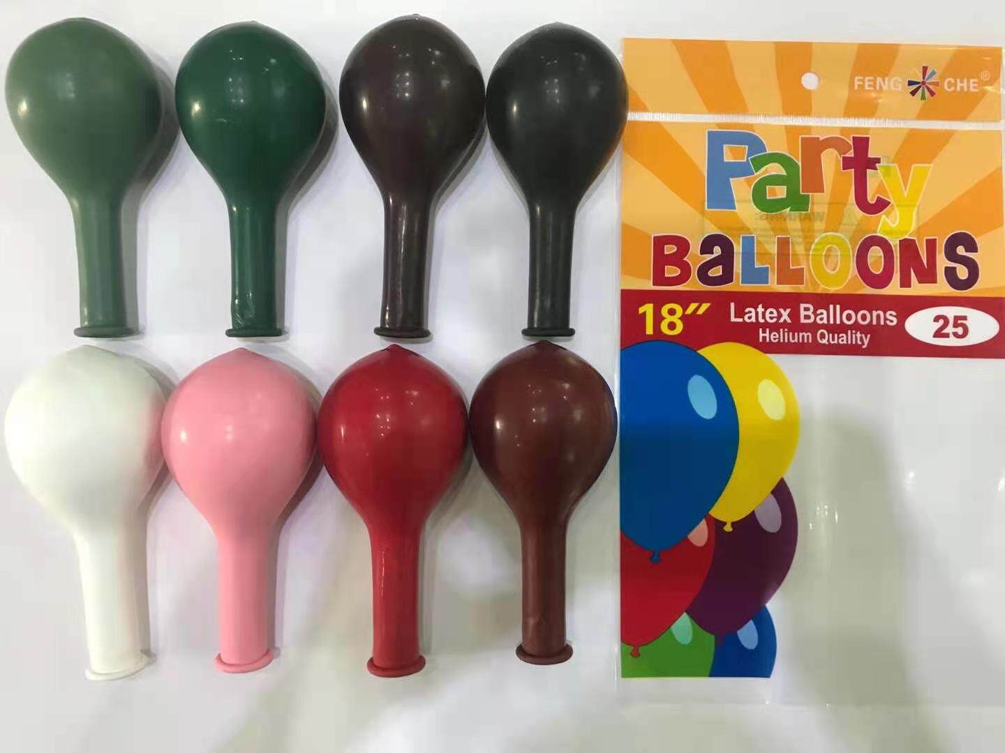 Windmill 18 inch 8g thickened latex balloon whole package Purchase 25 packs Birthday party wedding decoration big ball