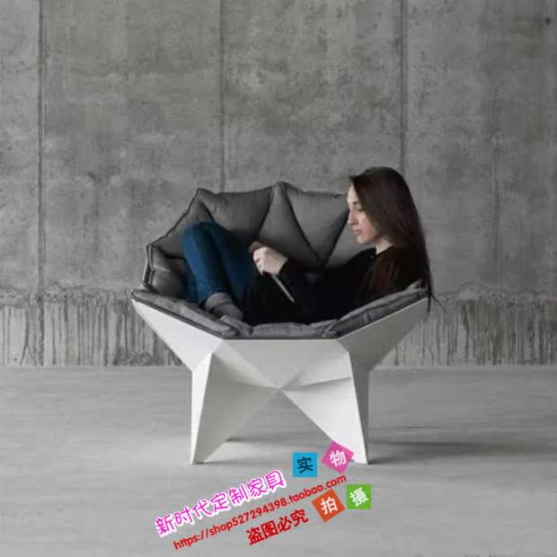 Nhà máy trực tiếp FRP hình ghế giải trí bất thường sáng tạo kim cương ghế thiết kế mô hình nhà bán hàng nội thất - Đồ nội thất thiết kế mẫu ghế sofa