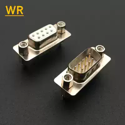 Taiwan Zhengling Seiko DP9 with fish fork with fixed welding plate type DB9FM male female head serial port