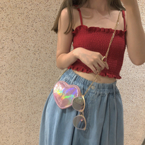 Foundation 100 Hitch Summer Teen Girl Pure Color Division Mark Short Hitch Small Harness Shoulder Strap Adjustable H