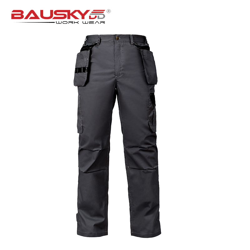 Bauskydd Swedish Anti-Static Work Pants for Electronics Factories and Gas Stations, Wear-Resistant and Durable Polyester-Cotton Summer Trousers