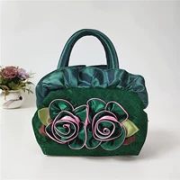 150#зеленый кружевный сумка