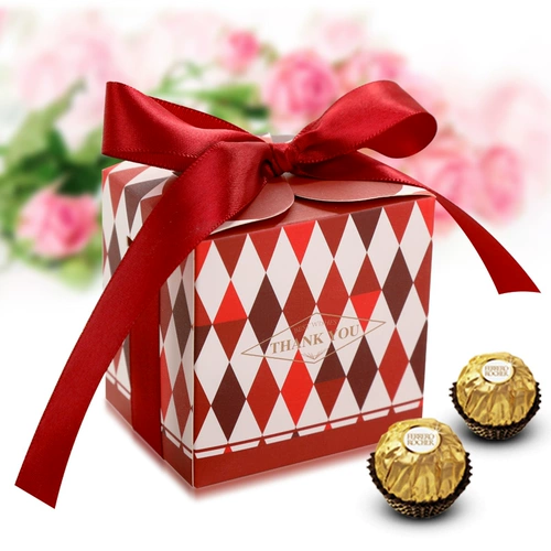 Sugar Box Свадебная конфеты персонализированная креативная ins свадебная конфетка коробка европейская картонная коробка в стиле пустое ящик для конфеты подарочная коробка